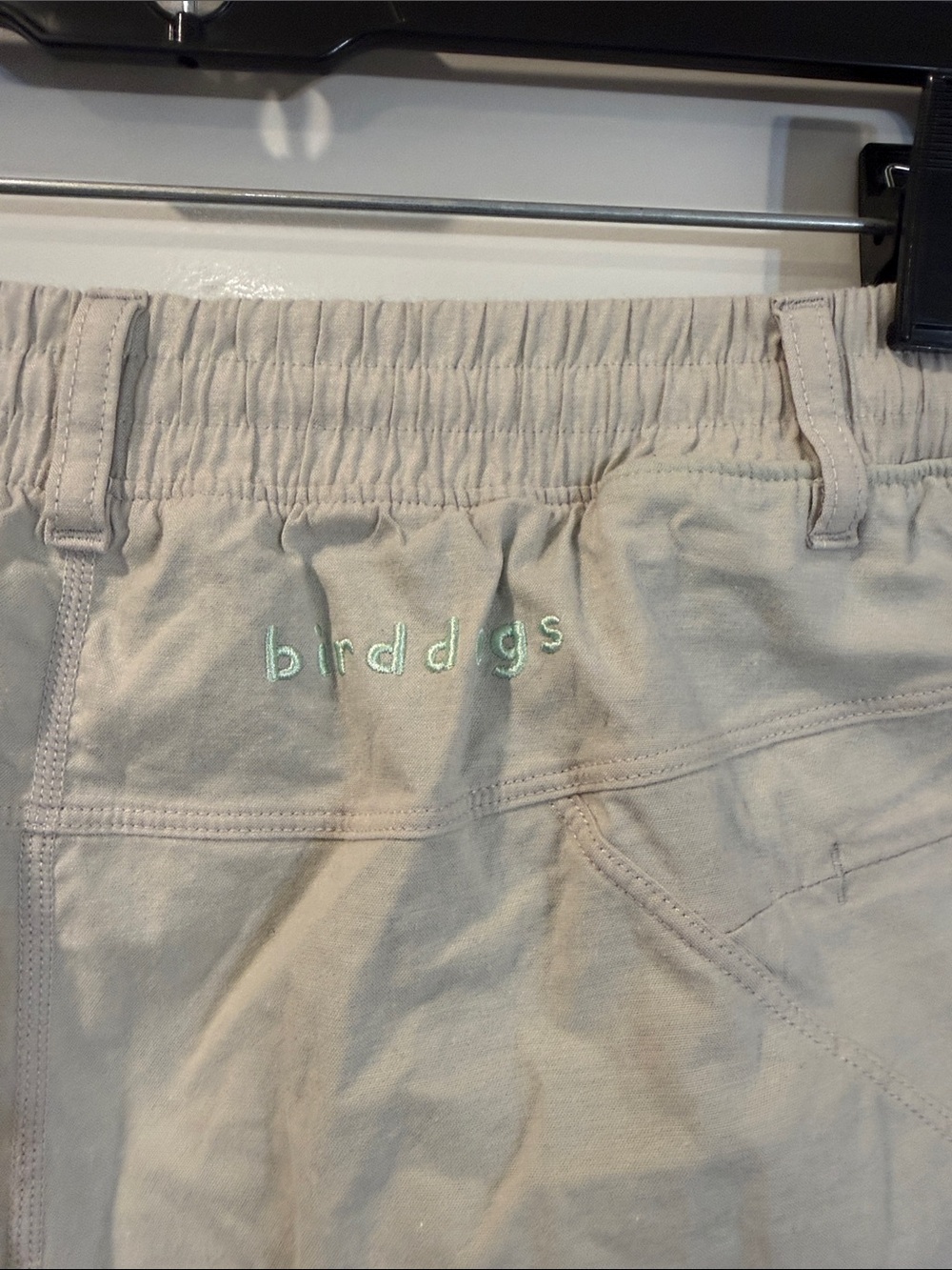 Birddogs Shorts Mens Khaki Built In Liner Athletic Stretch Boom Boomstick Large - Picture 4 of 5